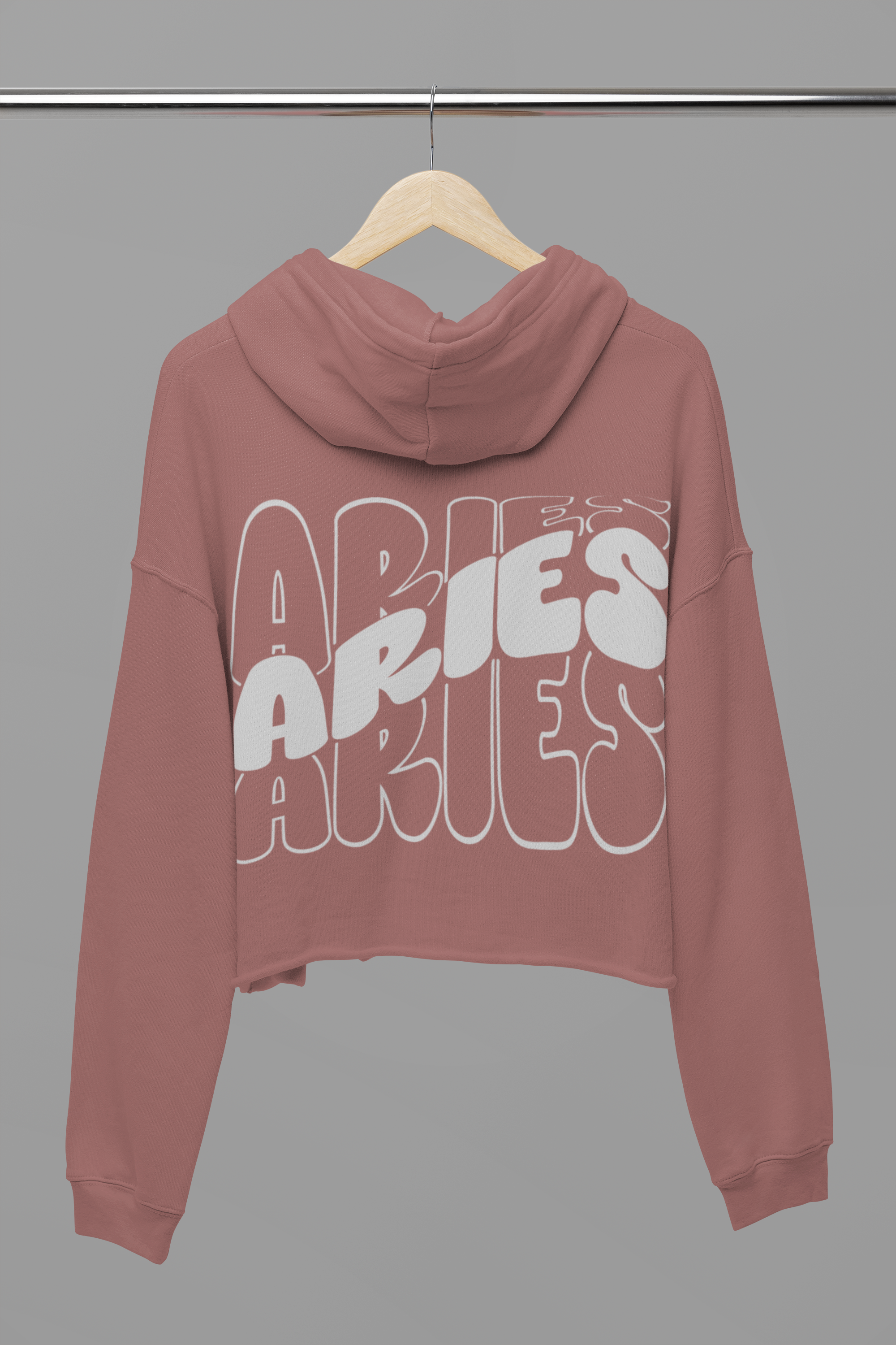 Star Wave Cropped Hoodie